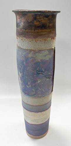 Lot 34 - Robin Welch (1936-2019), a tall stoneware vase