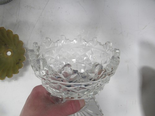 Lot 9 - Three 20th century Irish cut glass ware to...