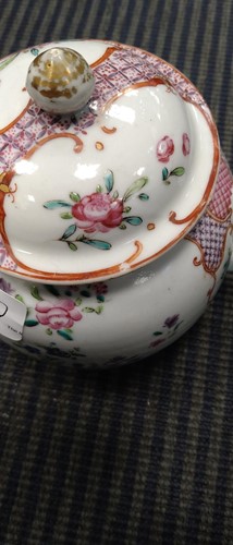 Lot 26 - An 18th century pearlware teapot and another...