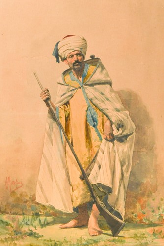 Lot 187 - A. Mattolini (Italian, 19th century)