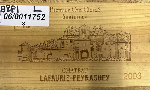 Lot 92 - Chateau Lafaurie-Peyraguey, Sauternes 1er Cru 2003