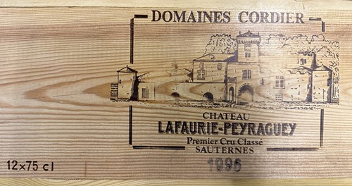 Lot 91 - Chateau Lafaurie-Peyraguey, Sauternes 1er Cru 1996