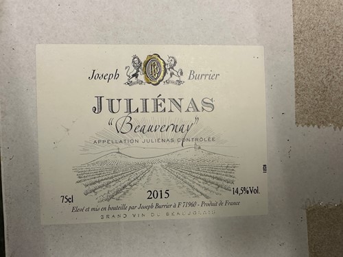 Lot 70 - Julienas, Chateau de Beauregard 2015