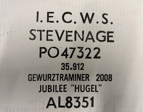 Lot 67 - Hugel, Jubilee Gewurztraminer 2008