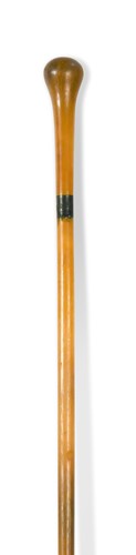Lot 60 - A rhino horn walking stick, circa 1910