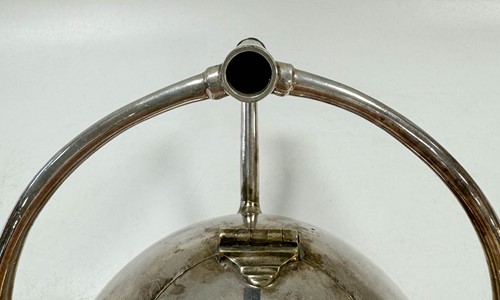 Lot 205 - Christopher Dresser (1834-1904), a rare electroplate teapot, No. 2277, circa 1880