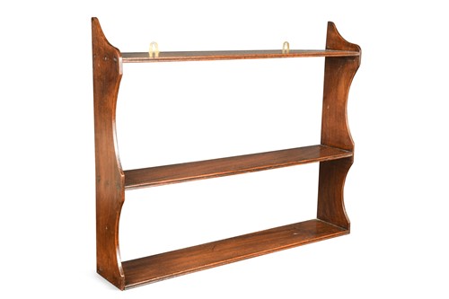 Lot 783 - A set of Regency mahogany hanging shelves