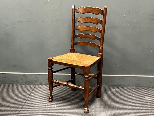 Lot 841 - A ladder back dining chair