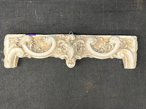 Lot 643 - A composite white painted architectural...