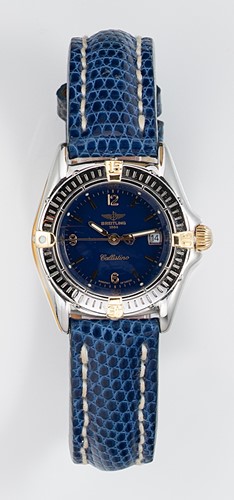 Lot 251 - Breitling - A steel 'Callistino' wristwatch