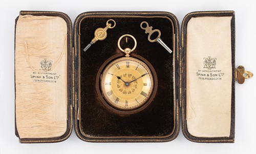 Lot 216 - Unsigned - A Victorian 18ct gold open faced pocket watch