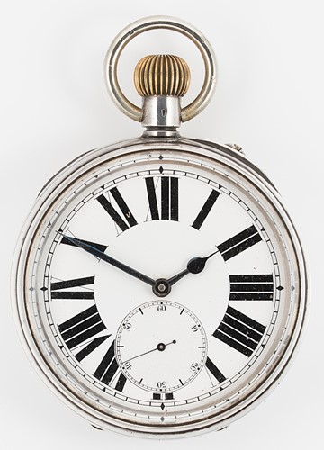 Lot 198 - Stauffer, Fils & Cie, La Chaux-de-Fonds - A Swiss silver 'Goliath' open faced pocket watch