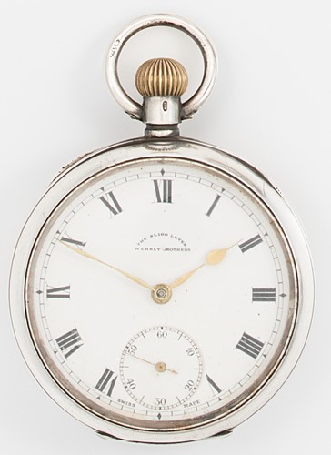 Lot 199 - Omega - A silver open faced pocket watch