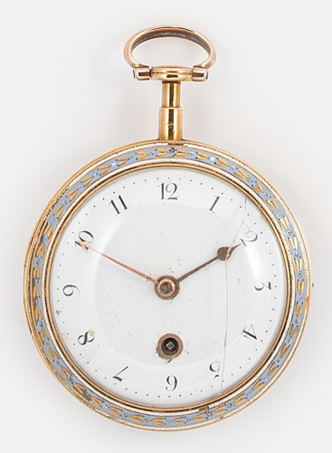 Lot 244 - Green & Ward, London - A late 18th century open faced pocket watch