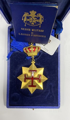 Lot 323 - A St George of Antioch Star of Merit medal, cased