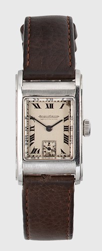 Lot 257 - Jaeger-LeCoultre - A steel wristwatch