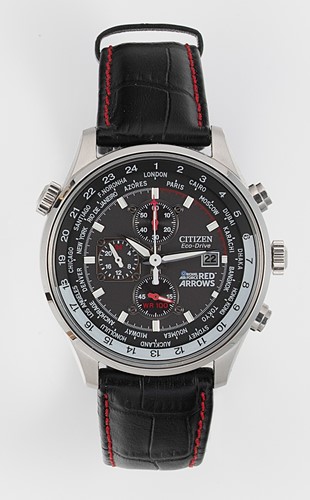 Lot 254 - Citizen - A steel 'Eco Drive Red Arrows Limited Edition' chronograph wristwatch