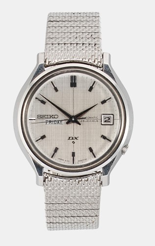 Lot 270 - Seiko - A mid 20th century steel 'DX' wristwatch