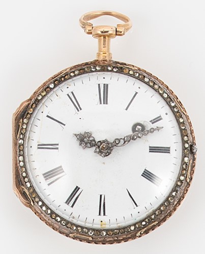 Lot 243 - Romilly, Paris - An 18th century open faced pocket watch