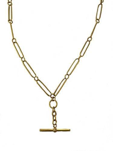 Lot 227 - An 'Albert' watch chain