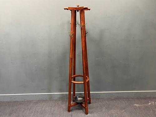 Lot 396 - An Edwardian style hall coat-stand 188cm