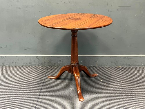 Lot 377 - A 19th century mahogany tripod table 68 x 67cm