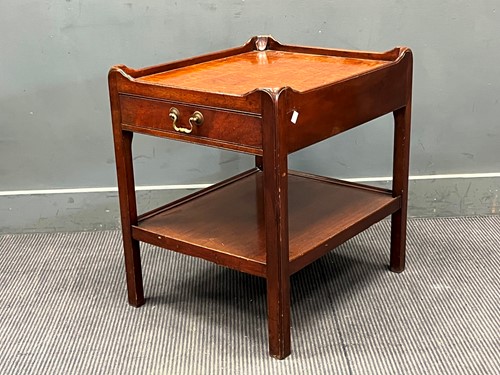 Lot 361 - A George III style mahogany tray top...