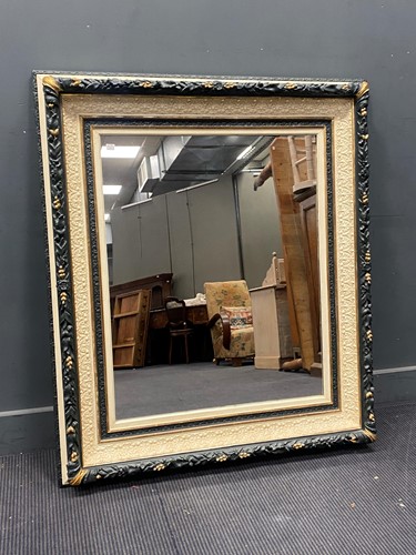 Lot 731 - A rectangular white and green painted wall...