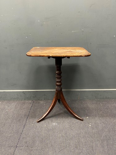 Lot 284 - A 19th century mahogany tripod table, the...