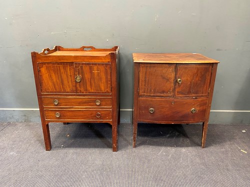 Lot 306 - A 19th century mahogany bedside commode 78 x...