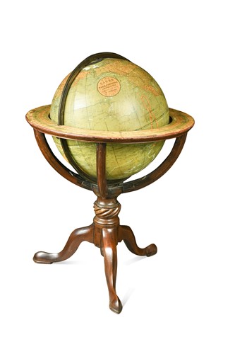 Lot 451 - A Twelve inch terrestrial table globe by W & A K Johnston, 1878