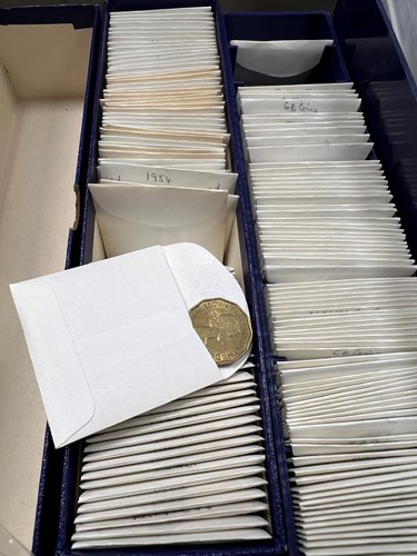 Lot 330 - Coinage, GB, 3d collection from 1937 to 1965,...