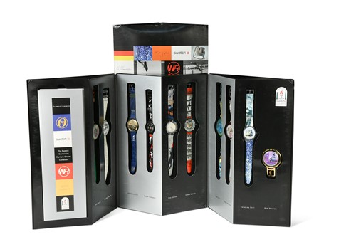 Lot 122 - Swatch - A Limited Edition Centennial Olympic Games Collection 'Olympic Legends' boxed set