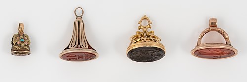 Lot 193 - A small collection of 19th century fob seals