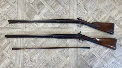 Lot 84 - A percussion sporting gun by Champion of...