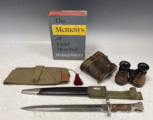 Lot 69 - A British Lee Medford 1888 pattern bayonet and...