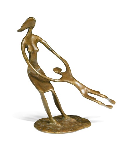 Lot 114 - Modern School, Mother and Child