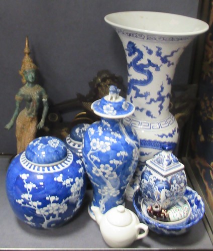 Lot 104 - A group of Oriental and Oriental style...