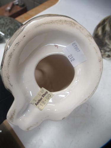 Lot 117 - A group of three Winstanley pottery cats,...