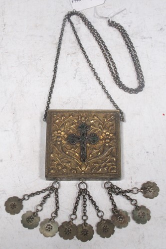 Lot 127 - An Orthodox personal reliquary case, 19th...