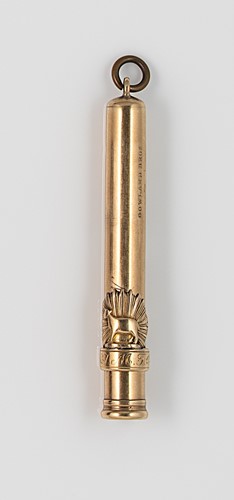 Lot 248 - A Victorian ‘1887 Jubilee’ telescopic pencil holder