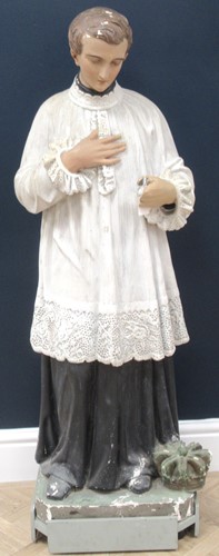 Lot 264 - A late 19th or early 20th century plaster...