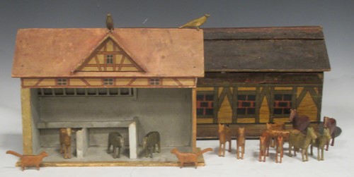 Lot 213 - Early 19th century German Erzgebirge noah's...