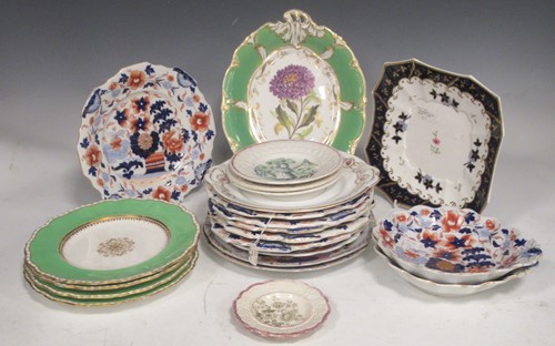Lot 248 - A collection of English ceramics including;...