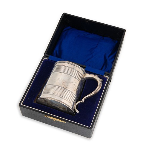 Lot 299 - A George III silver christening mug
