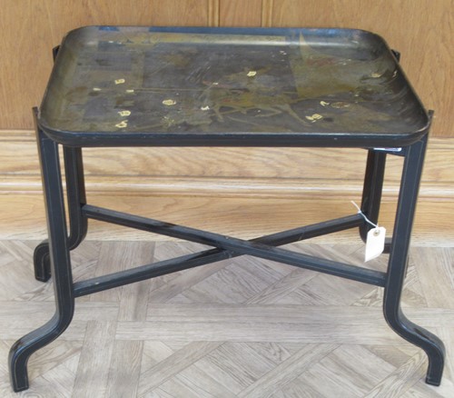 Lot 227 - Late 19th century rectangular lacquer tray...