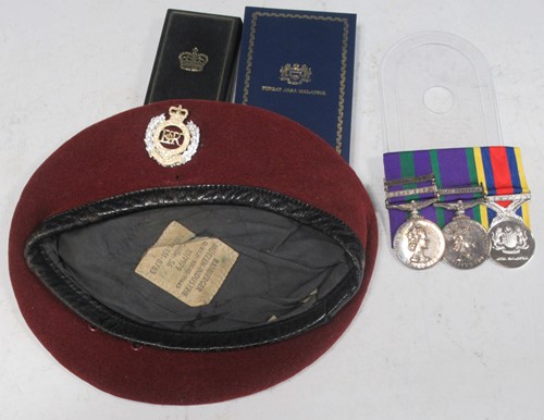 Lot 68 - An Elizabeth II medal group, comprising:...