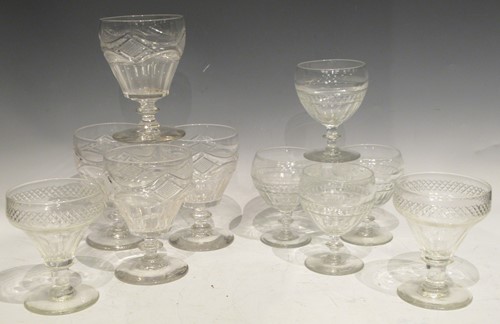 Lot 188 - Mixed Glassware - late 18th or early 19th...