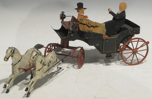 Lot 231 - A rare late 19th century hand painted tinplate...