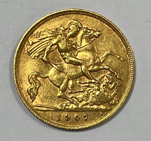 Lot 149 - An Edward VII half sovereign